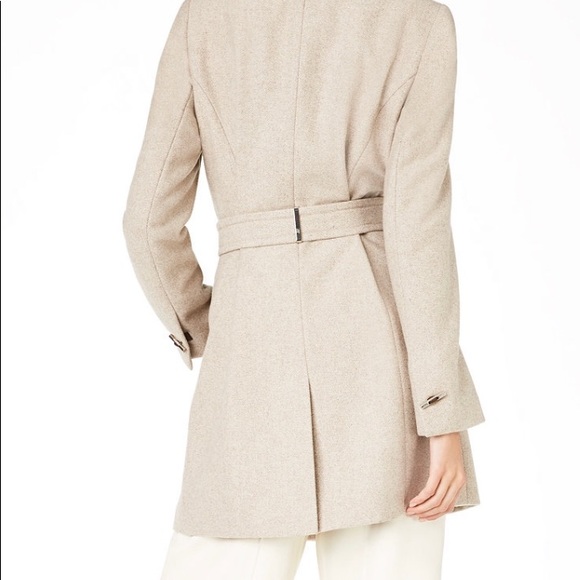 calvin klein toggle wrap coat